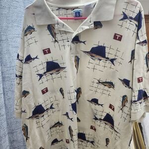 Men's Cream Polo Shirt